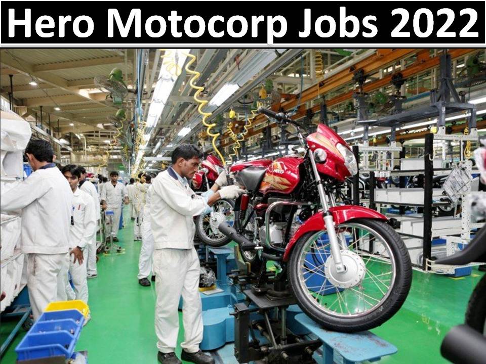 Hero Motocorp Jobs 2022