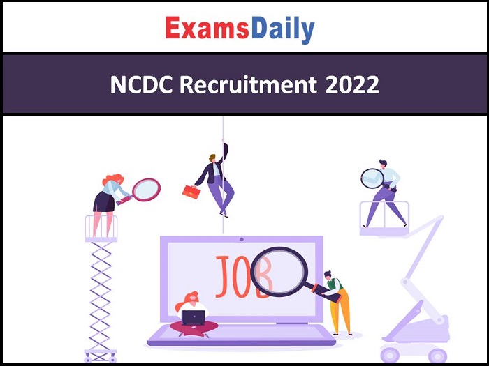 NCDC Recruitment 2022