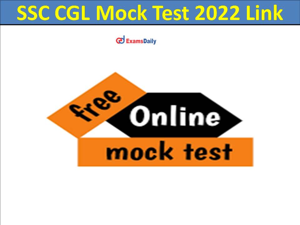 SSC CGL Mock Test 2022 Link
