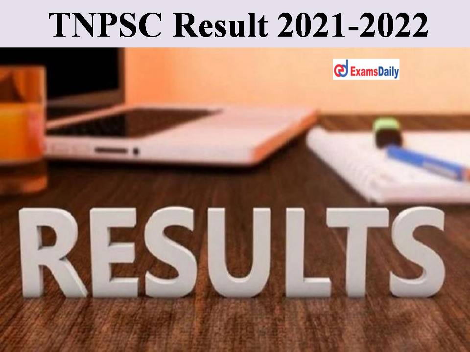 TNPSC Result 2021-2022