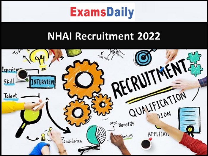 nhai recruitment 2022