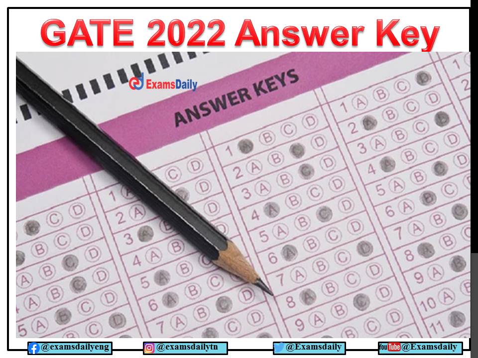 GATE Answer Key 2022 Available from Tomorrow Check Objection Tracker Details Here