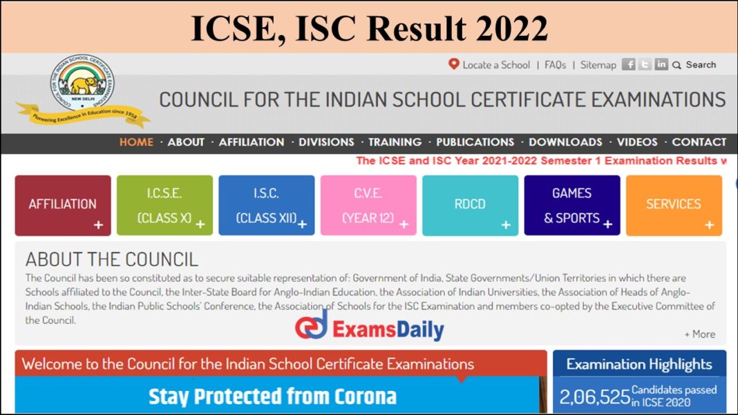 ICSE and ISC Result 2022 Download Link from Tomorrow – Check Full Details!!!