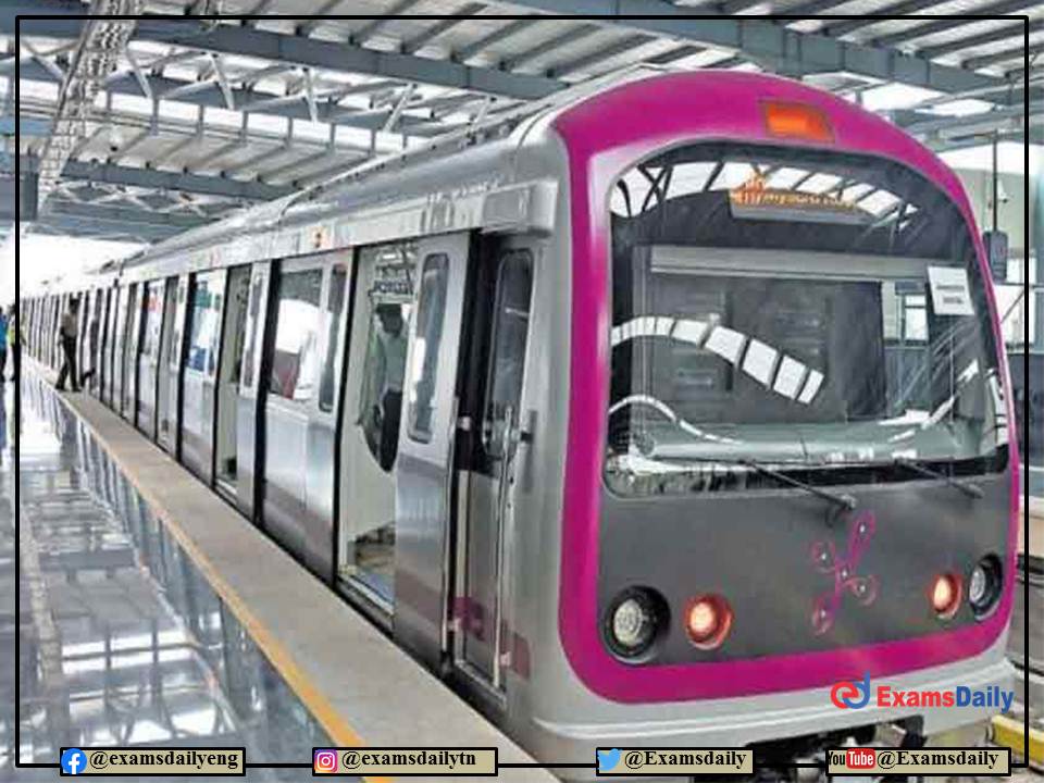 BMRCL Recruitment 2022 OUT – Engineering Candidates Wanted For Bangalore Metro Jobs!!!