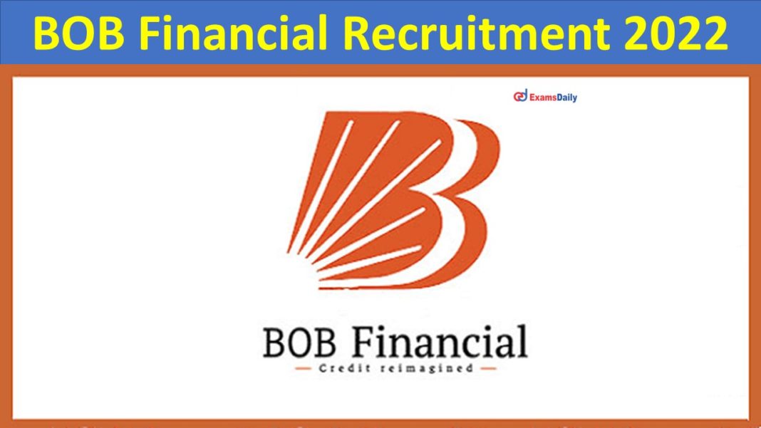 BOB Financial Recruitment 2022