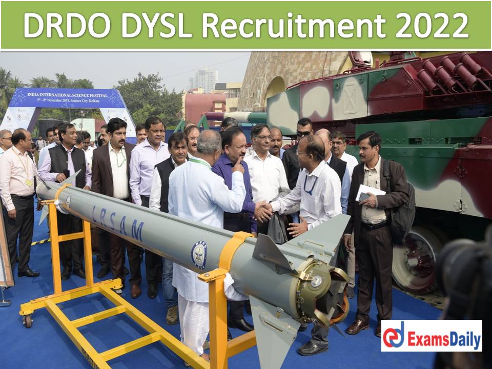 DRDO DYSL Recruitment 2022 Out – Salary Rs. 54,000 PM Download Application Form!!!.pptx