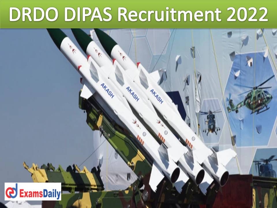 DRDO Project (JRF) Recruitment 2022 Notification – Interview Only (NO EXAM) Download Application Form