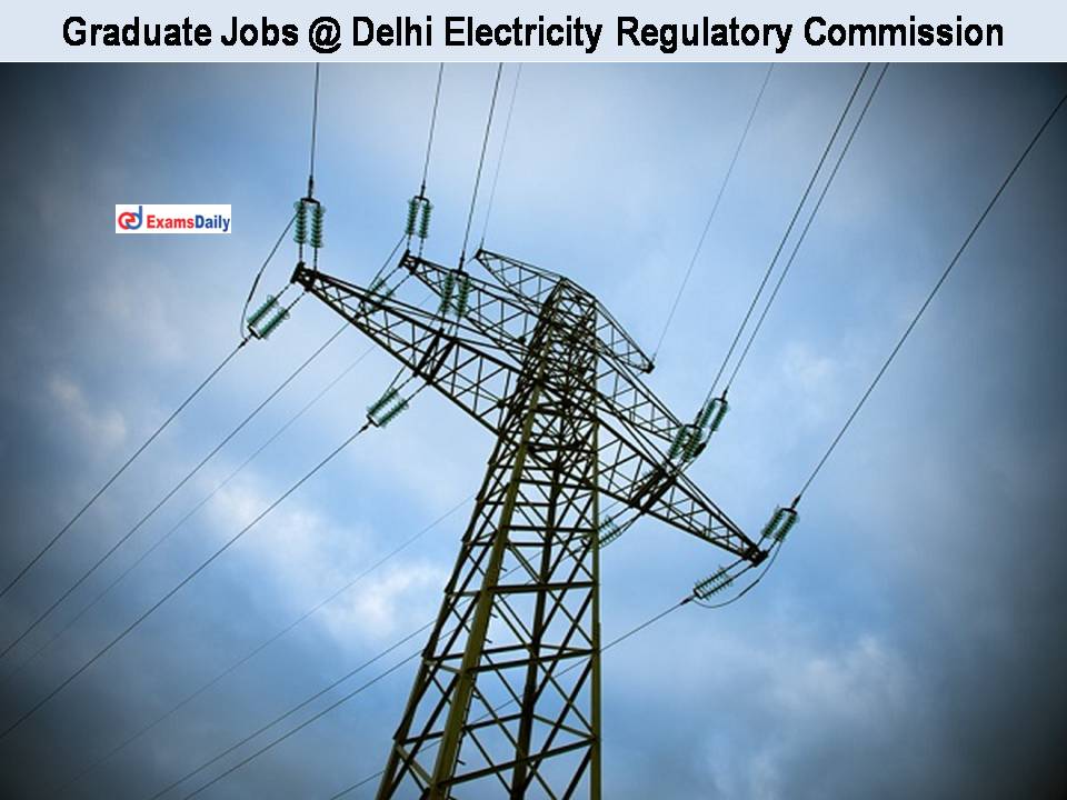 Graduate Jobs Delhi Electricity Regulatory Commission