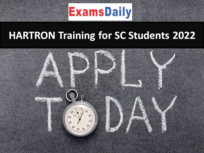 HARTRON Training for SC Students 2022