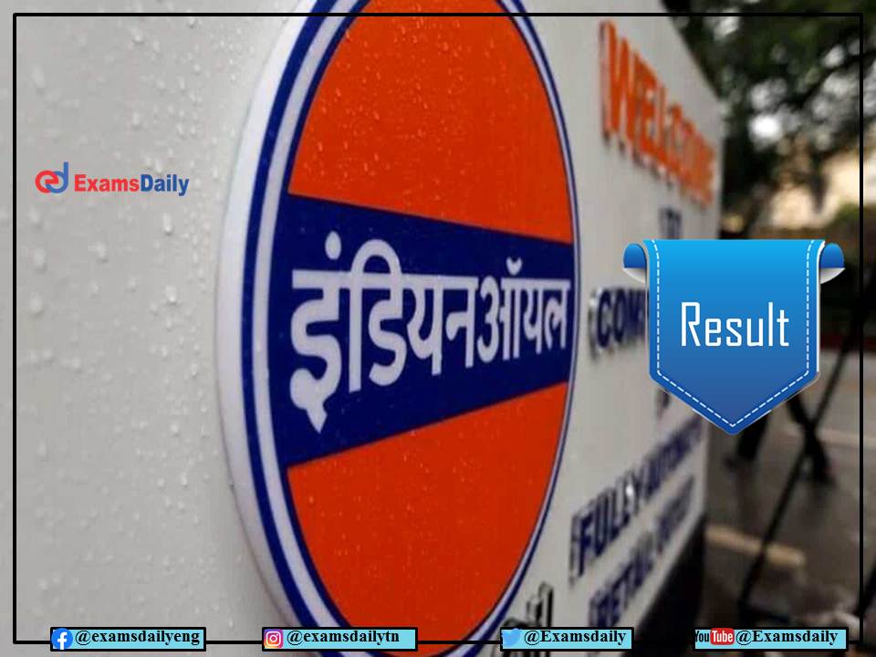 IOCL Non Executive Result 2022 – Download Answer Key Details Here!!!