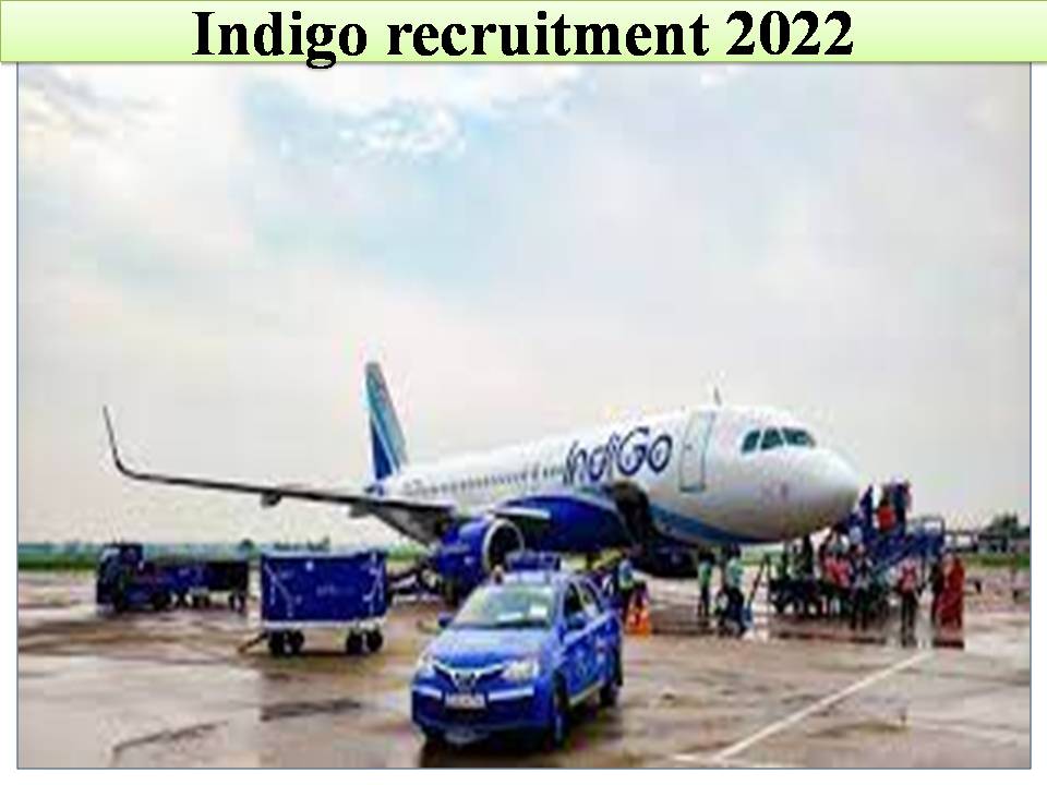 Indigo recruitment notification 2022
