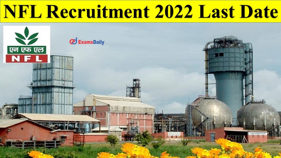 NFL Recruitment 2022 Last Date within Two Days: Apply Soon | Interview Only!!