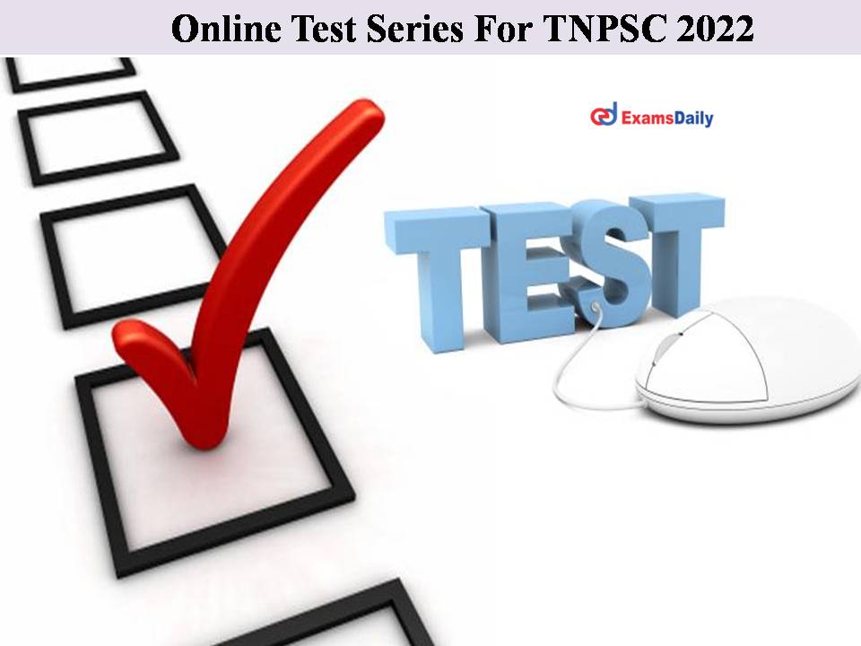 Online Test Series For TNPSC 2022