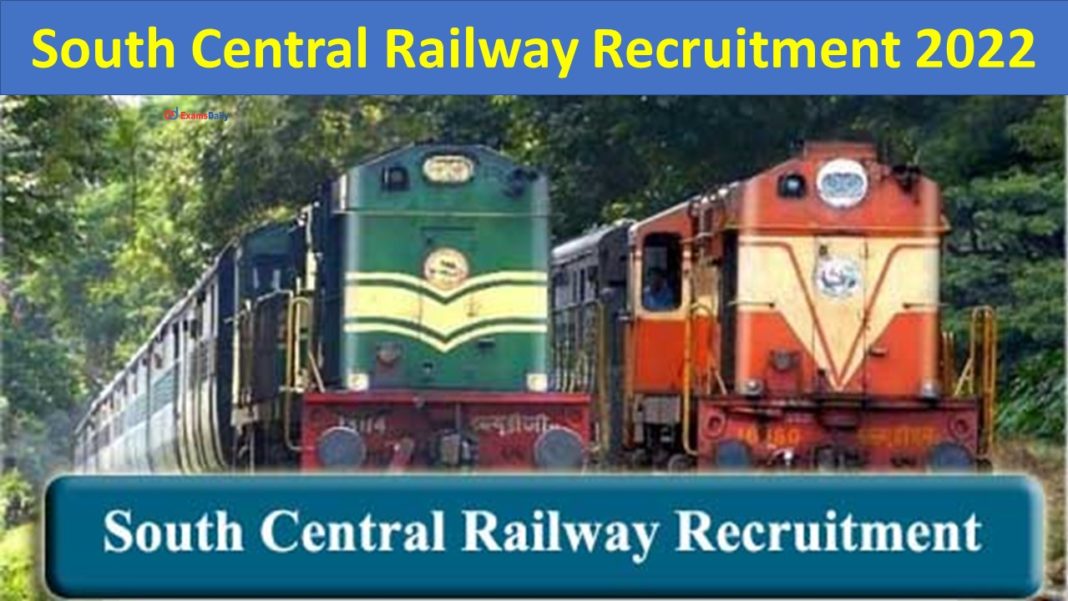 South Central Railway Recruitment 2022 Last Date: Degree or Diploma Completed candidates Alert!!
