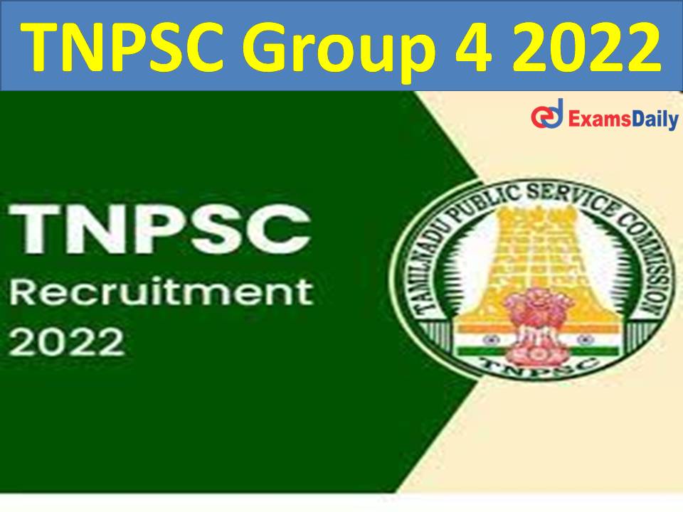 TNPSC Group 4 2022