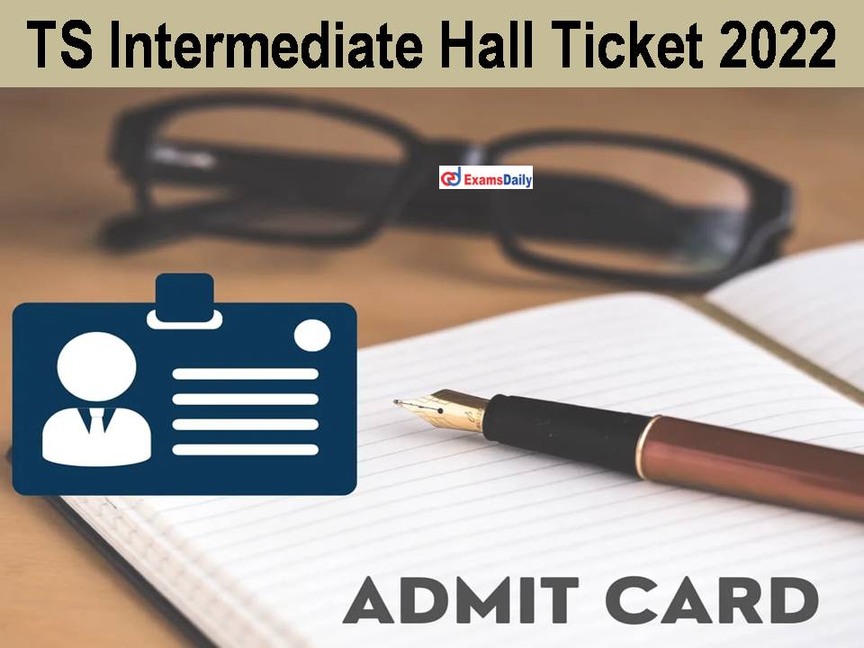 TS Intermediate Hall Ticket 2022