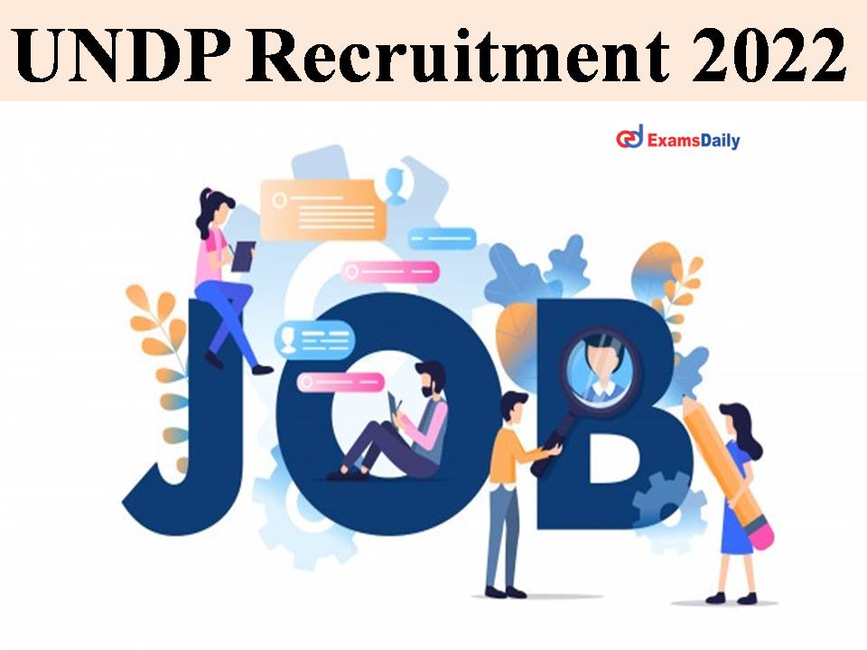 UNDP Recruitment 2022