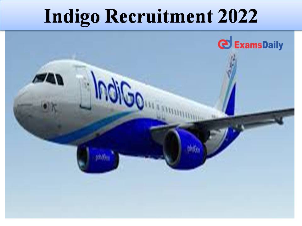 indigo recruitment 2022 out