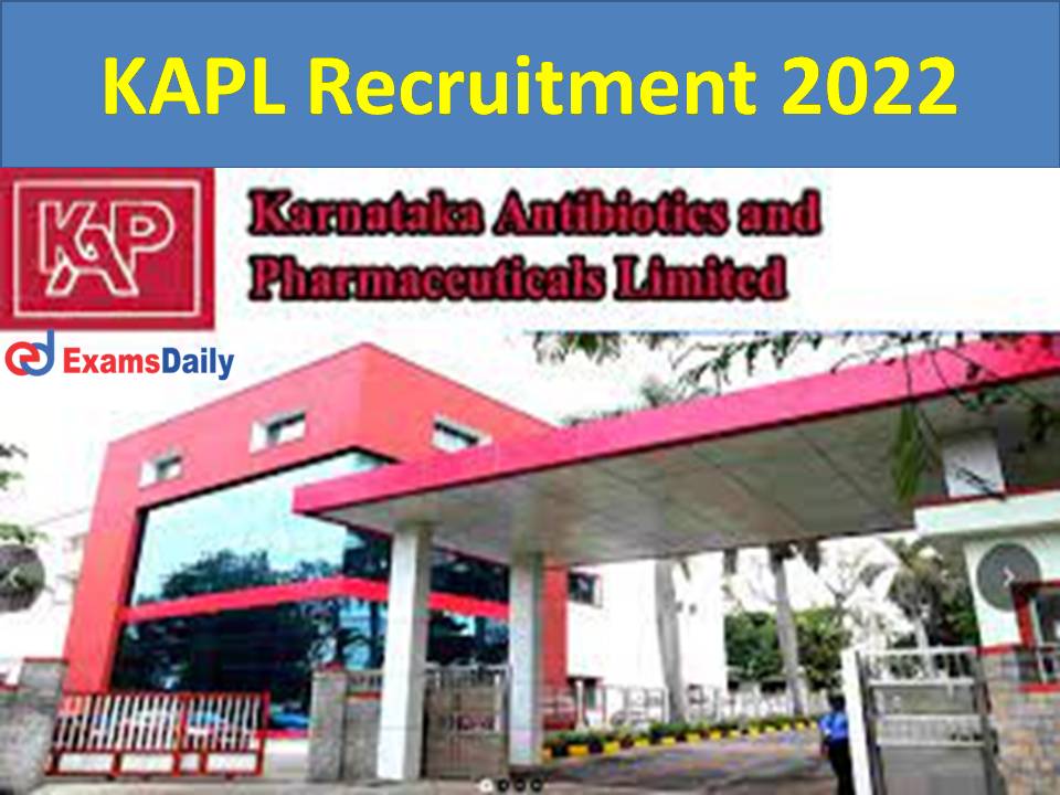 kapl recruitment 2022