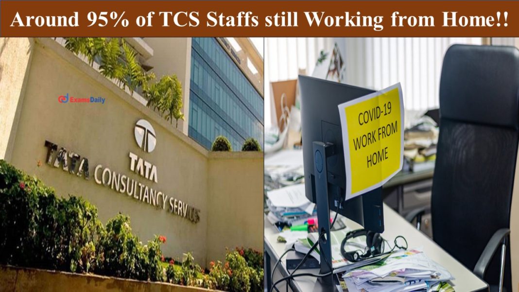 Around 95% of TCS Staffs still Working from Home!!