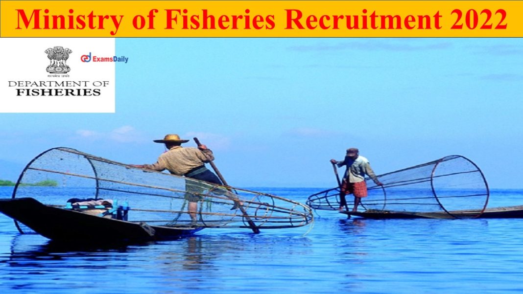 Ministry of Fisheries Recruitment 2022
