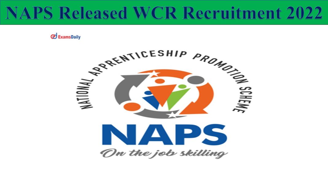 NAPS Released WCR Recruitment 2022