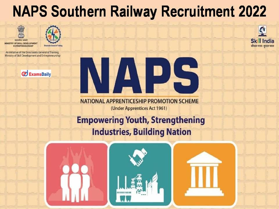 NAPS Southern Railway Recruitment 2022