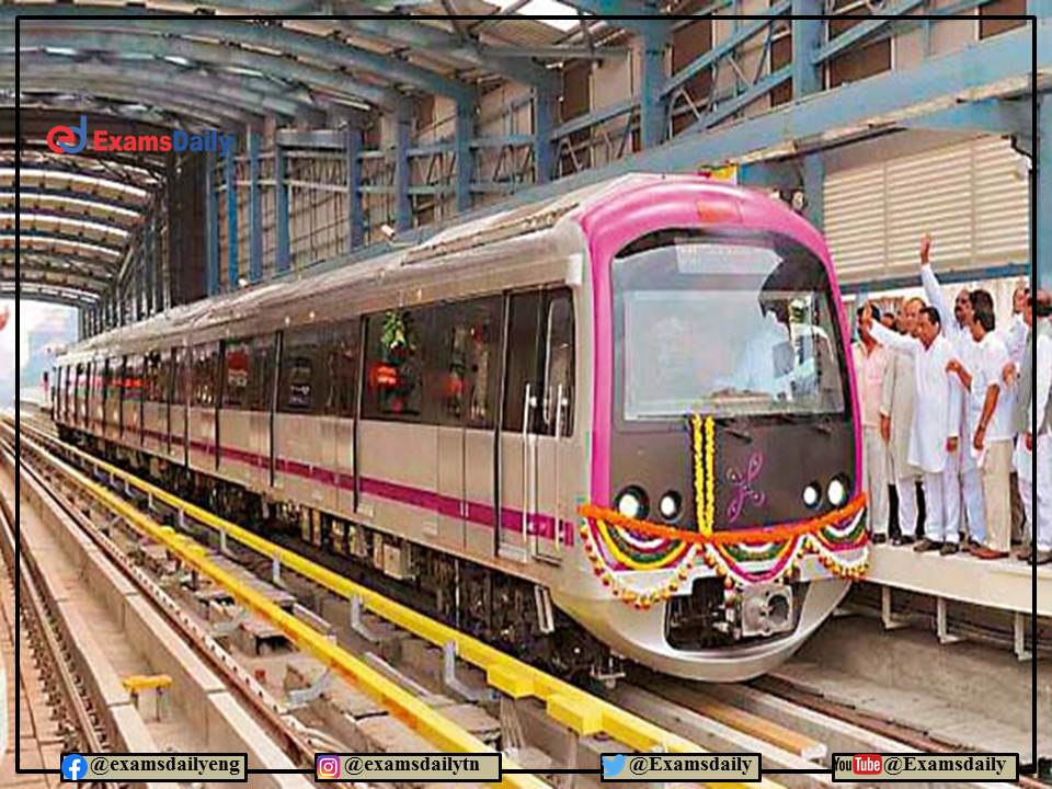 BMRCL Recruitment 2022 OUT – For Engineering Candidates - Apply Bangalore Metro Vacancies!!!