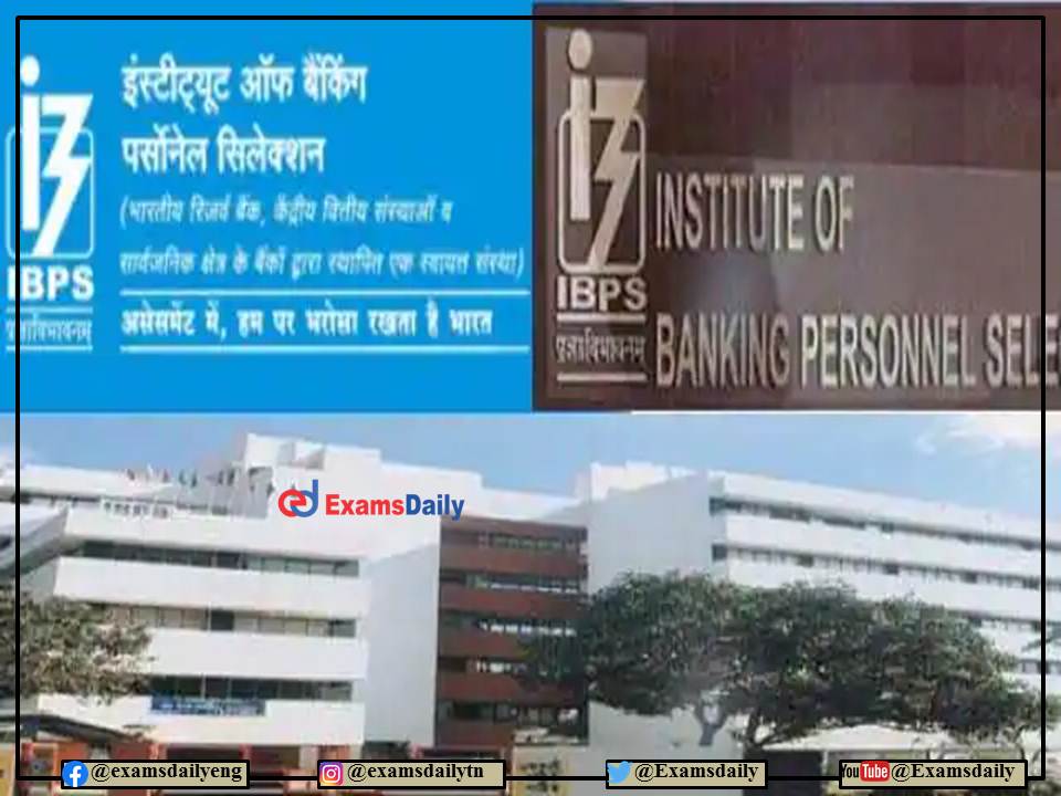 IBPS Recruitment 2022: Salary Up to Rs. 12 Lakhs Per Annum!!! 15 Days to Expire!!!