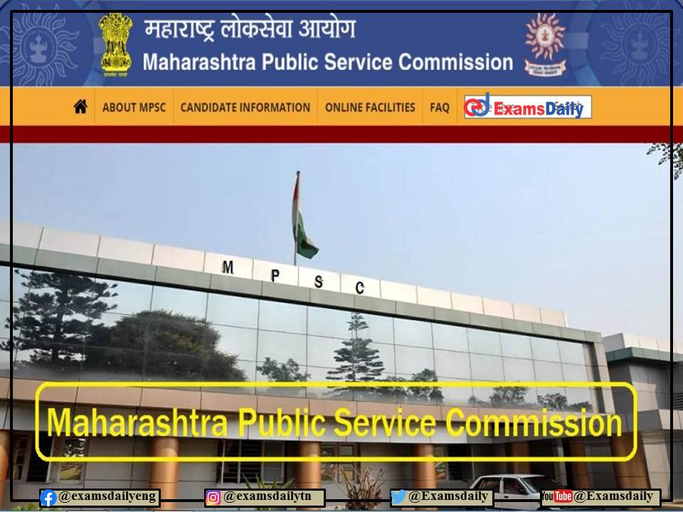 MPSC State Service Exam 2022 Notification OUT – For 160+ Vacancies For Degree Holders!!!