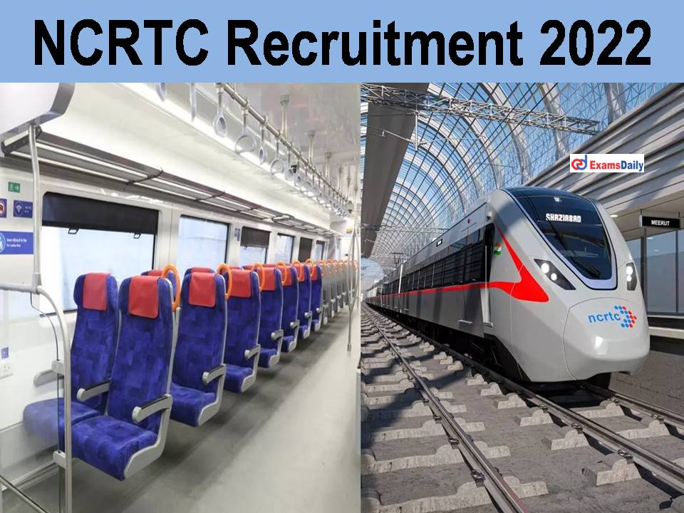 NCRTC Recruitment 2022; Degree In Engineering Needed || Few Days Only To Apply!!!
