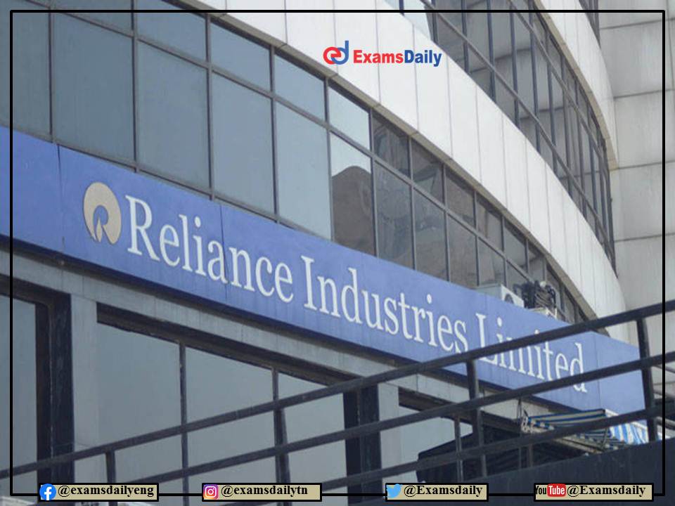RIL Recruitment 2022 OUT – Bachelor Engineering Degree Needed to Apply Online!!!