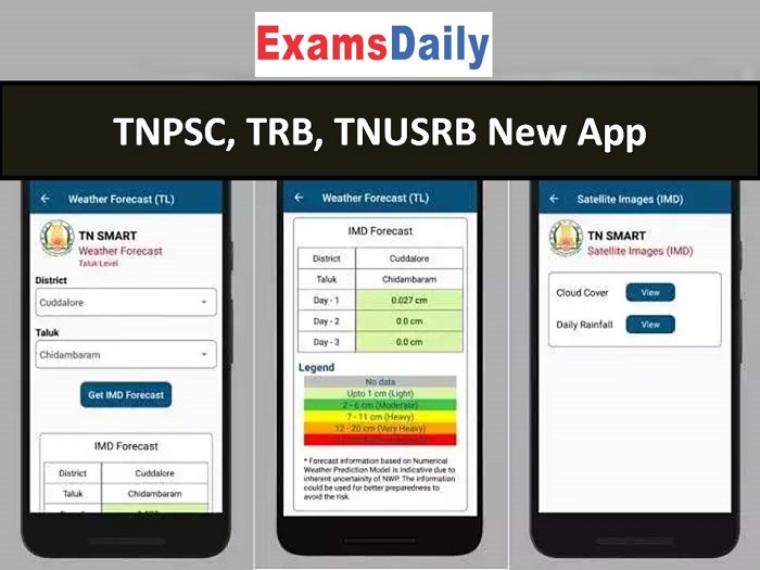 TNPSC, TRB, TNUSRB New App