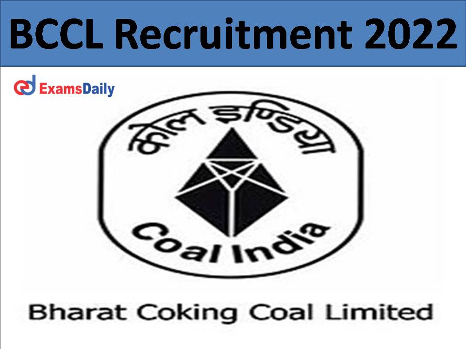 BCCL Recruitment 2022