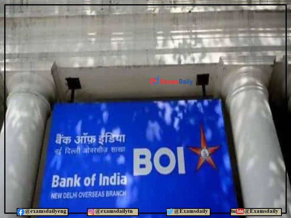 Bank of India (BOI) Recruitment 2022 OUT – Degree Holders Needed - Apply Here!!!