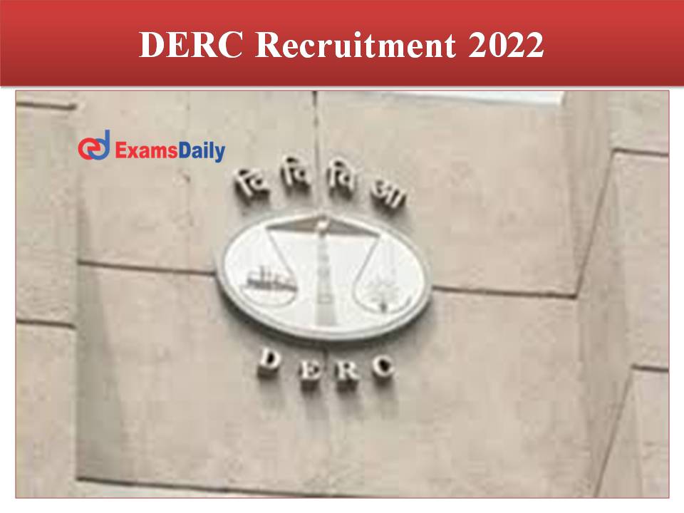 DERC Recruitment 2022 Out