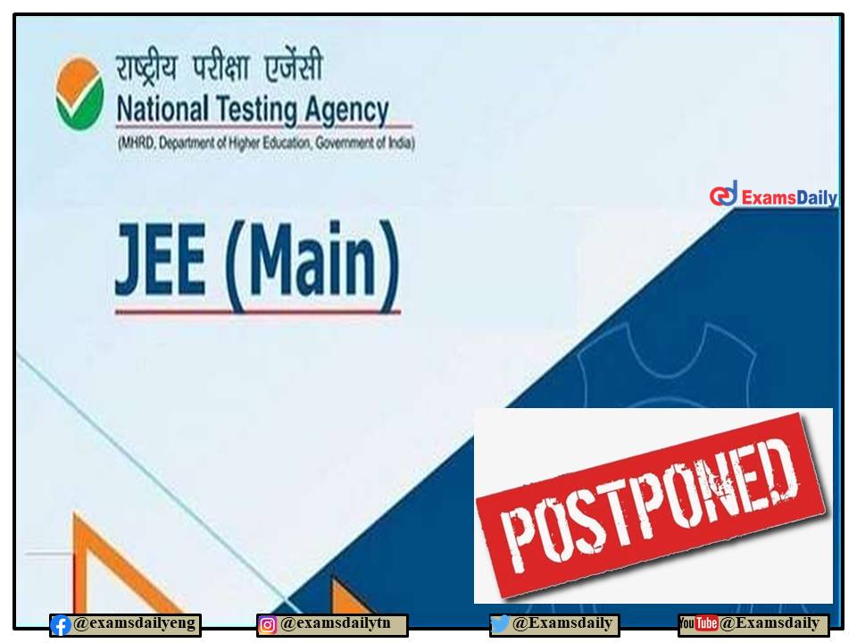 Due to Agnipath Protest, JEE Main Admit Card Delayed – Exam Postponement Demand Rising Rapidly!!!