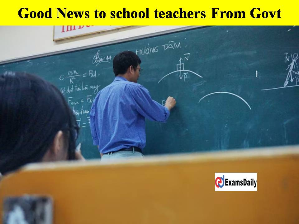Good News to school teachers- Govt Extended the Working Period of Temporary Teachers to 3 Years!!