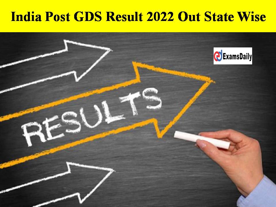 India Post GDS Result 2022 Out State Wise!! Get Direct Download Links Here!!