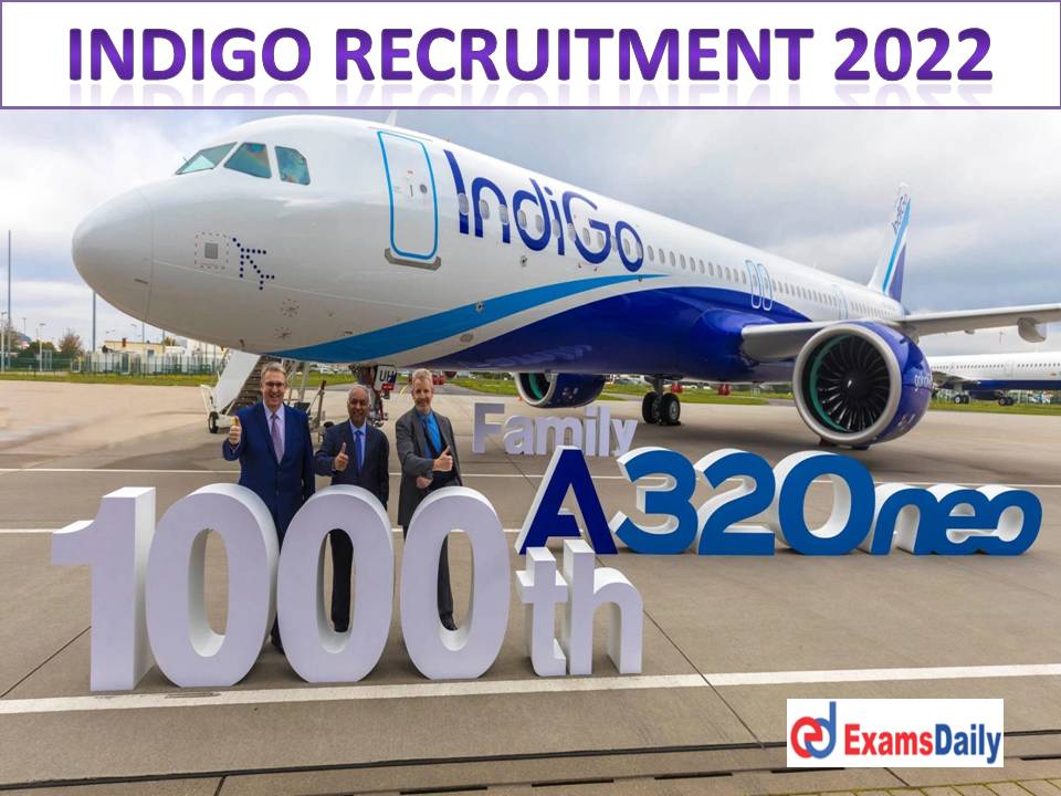 Indigo Airlines Job Proposal For Dynamic & Professional Holders … For Queries & Application Process Visit Here!!!