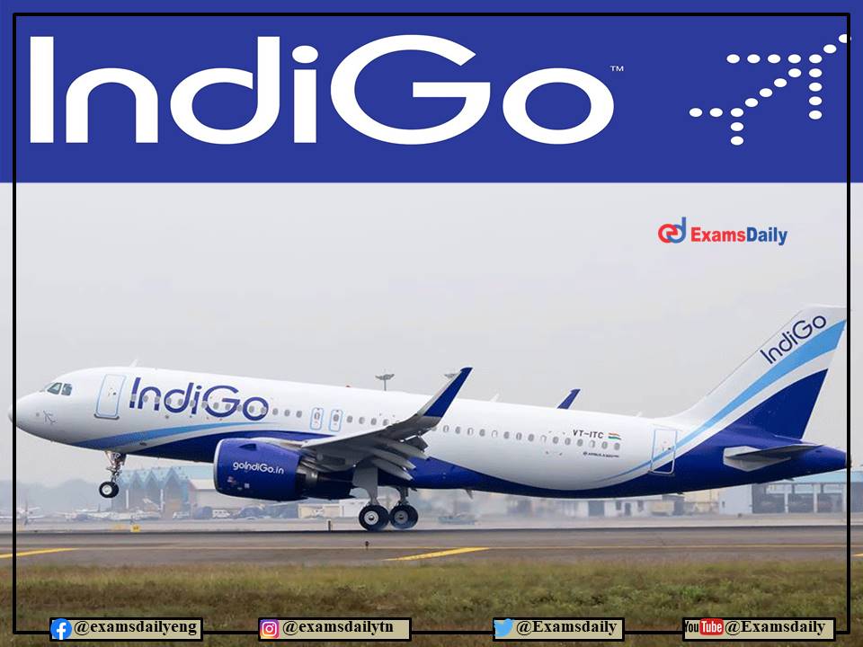 Indigo Airlines Recruitment 2022 OUT – Graduation with Communication Skill Needed!!!