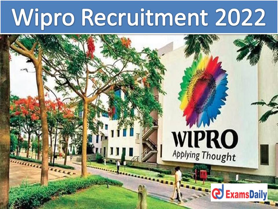 Mega Job Opportunity Suggested From WIPRO …. Vacancy For Degree Holders Marvelous Package & Job Location!!!