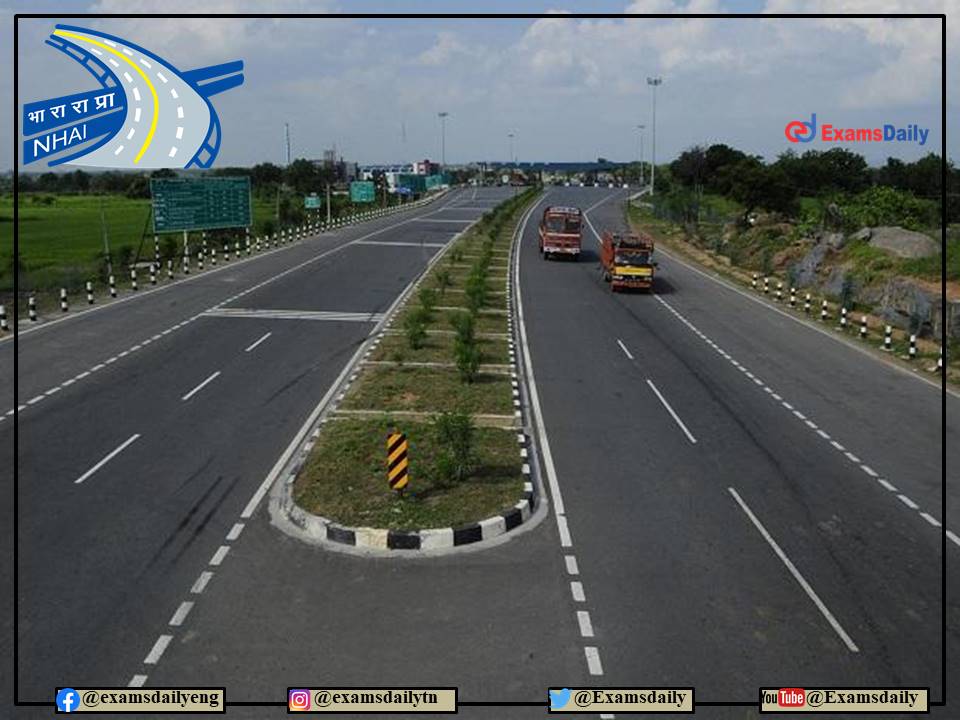 NHAI Recruitment 2022 OUT – Degree in Relevant Field Needed - Apply Online!!!