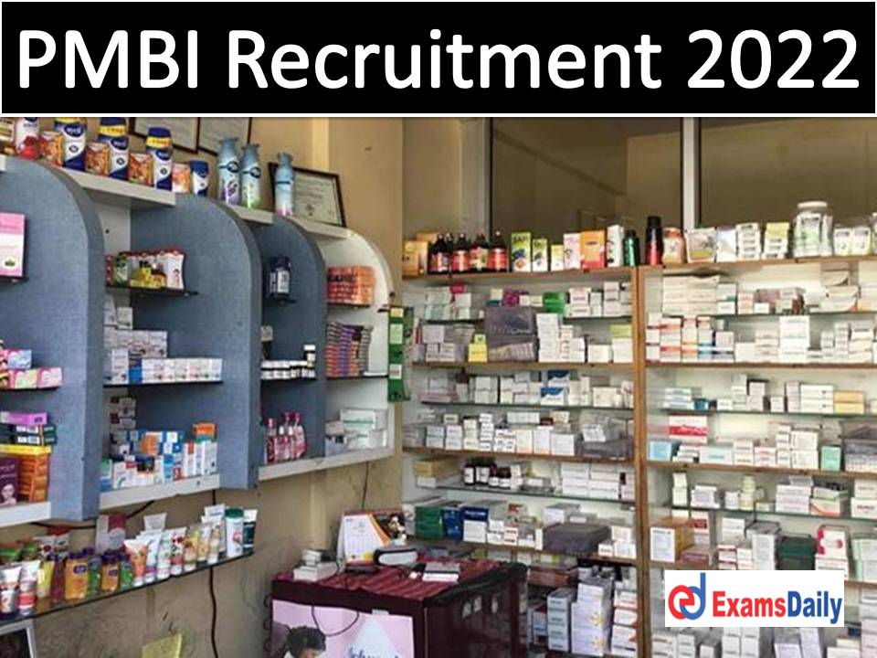 PMBI Recruitment 2022 Out – Salary up to Rs.60, 000 Per Month Initial Screening Personal Interview Conducting!!! (1)