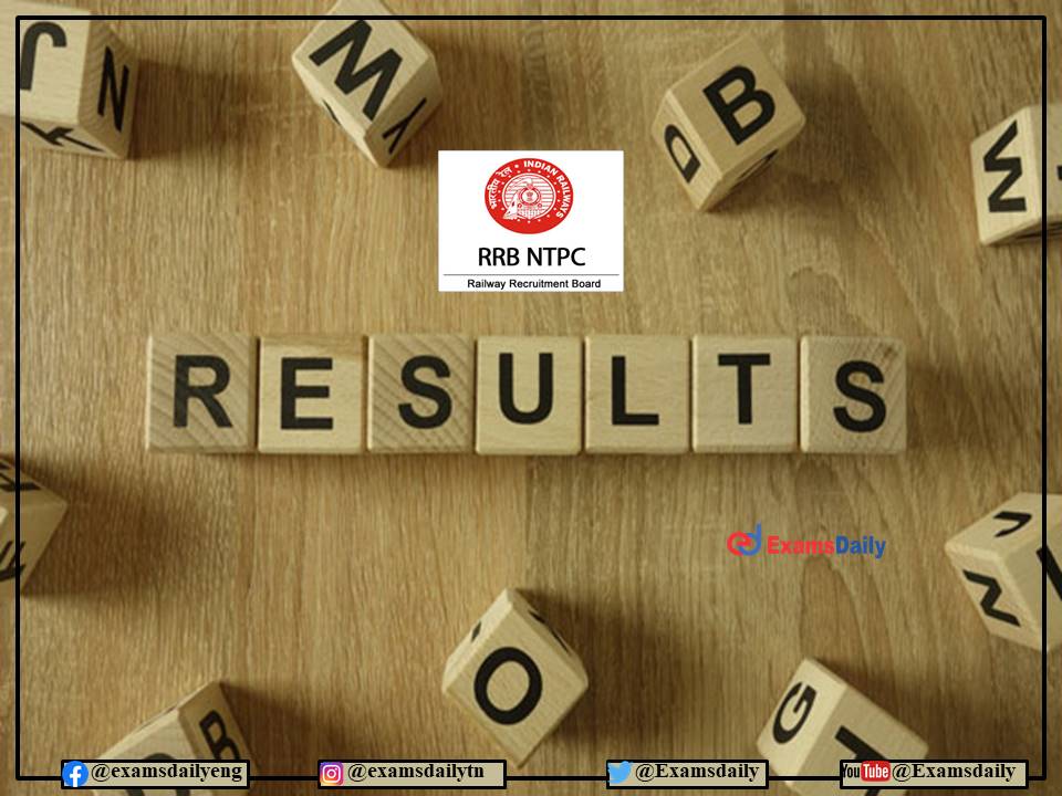 RRB NTPC Result 2019 2022 OUT For Level 6 Candidates Download Aptitude Test Details Here 