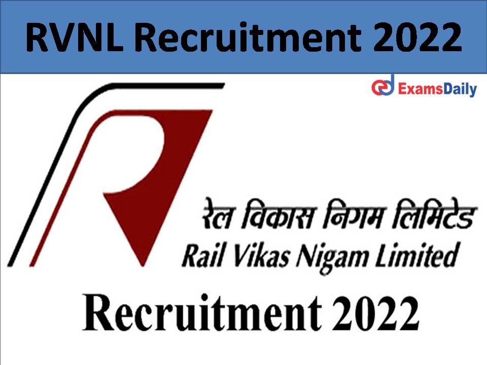 RVNL Recruitment 2022
