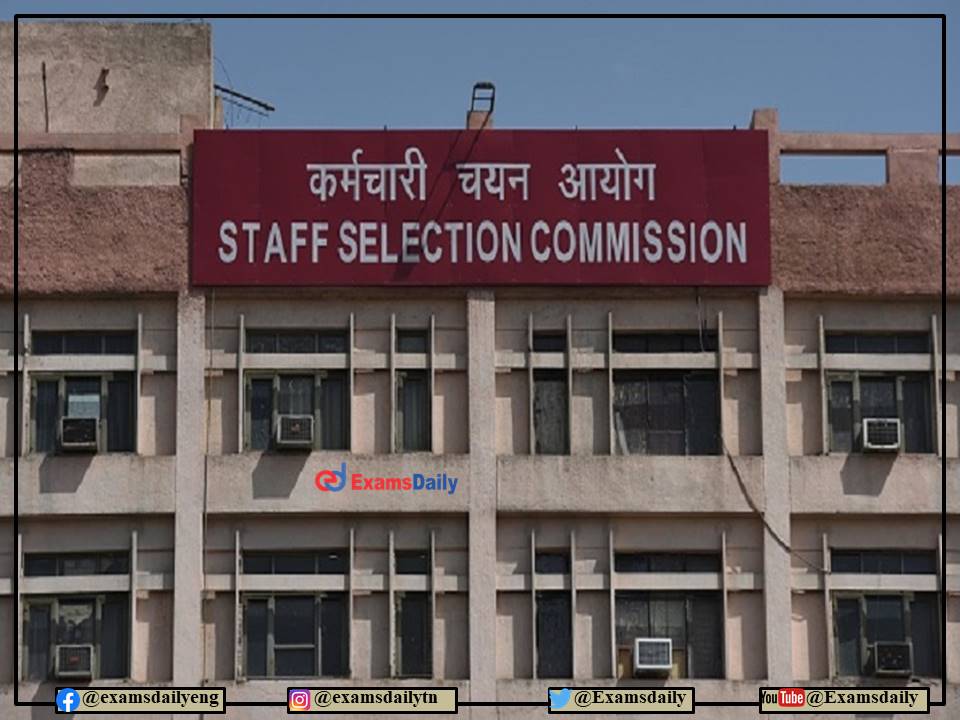 SSC Upcoming Recruitment 2022 70000+ Vacancies to be Filled!!! Download Notice PDF Here!!!