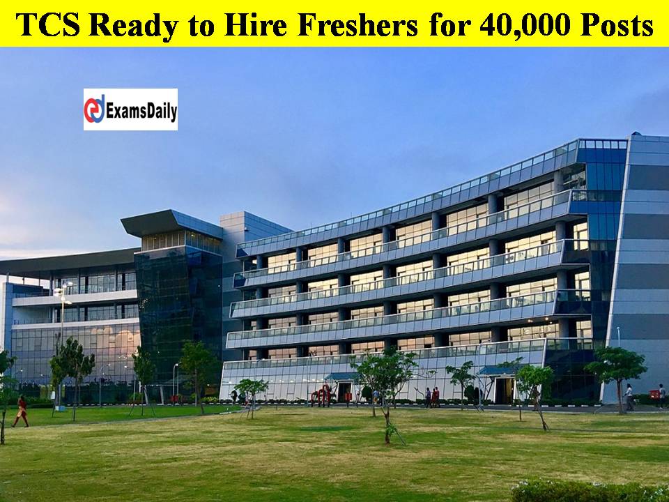 TCS Ready to Hire Freshers for 40,000 Posts!!