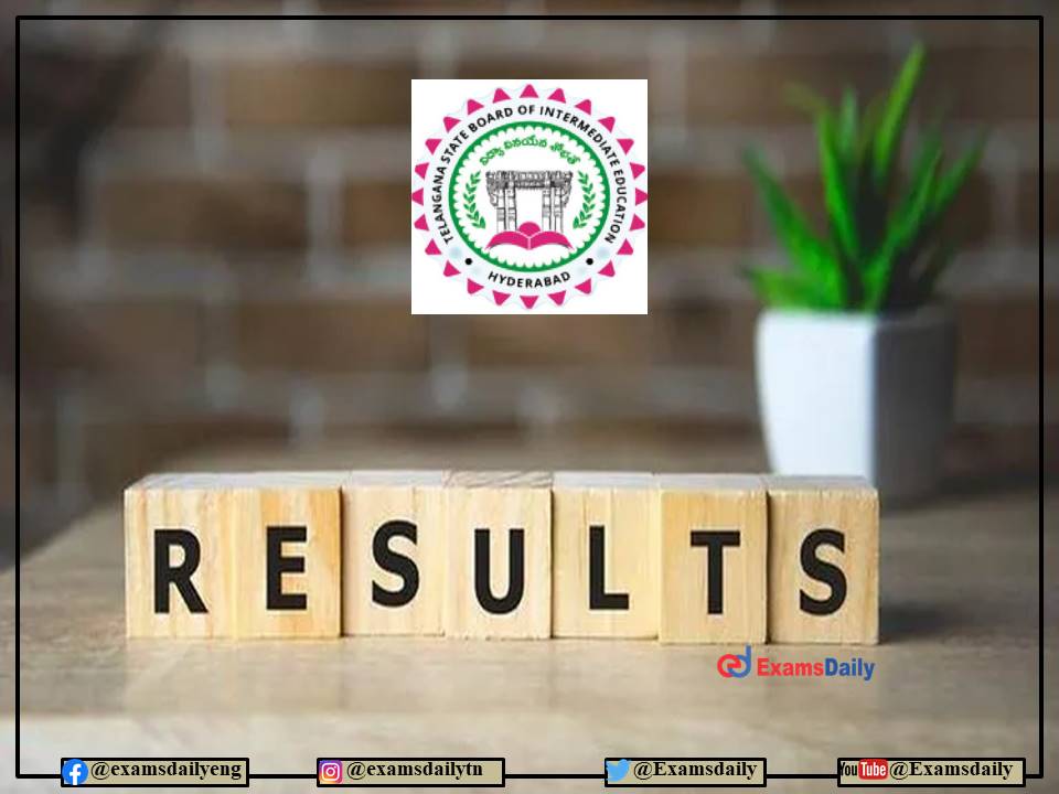 Telangana Inter Results 2022 Manabadi Tomorrow – for TS 1st and 2nd Year!!! Details Available Here!!!