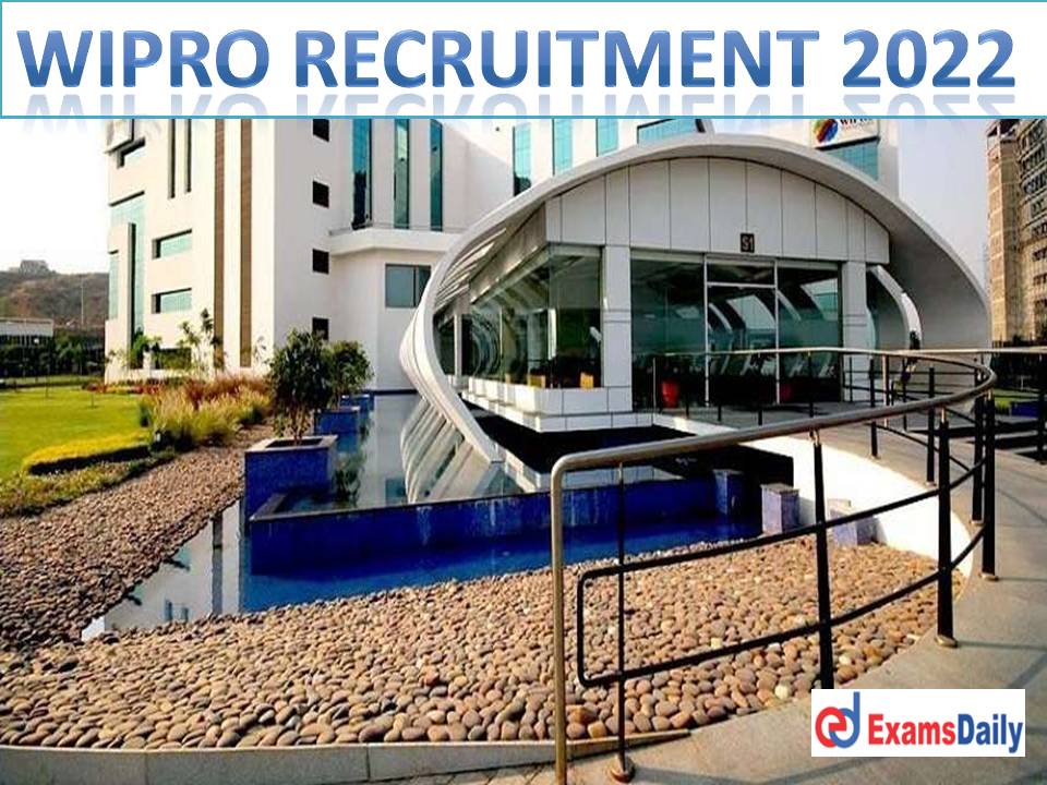WIPRO Hiring Young & Dynamic Students - Fresher’s can Apply Online Now!!!